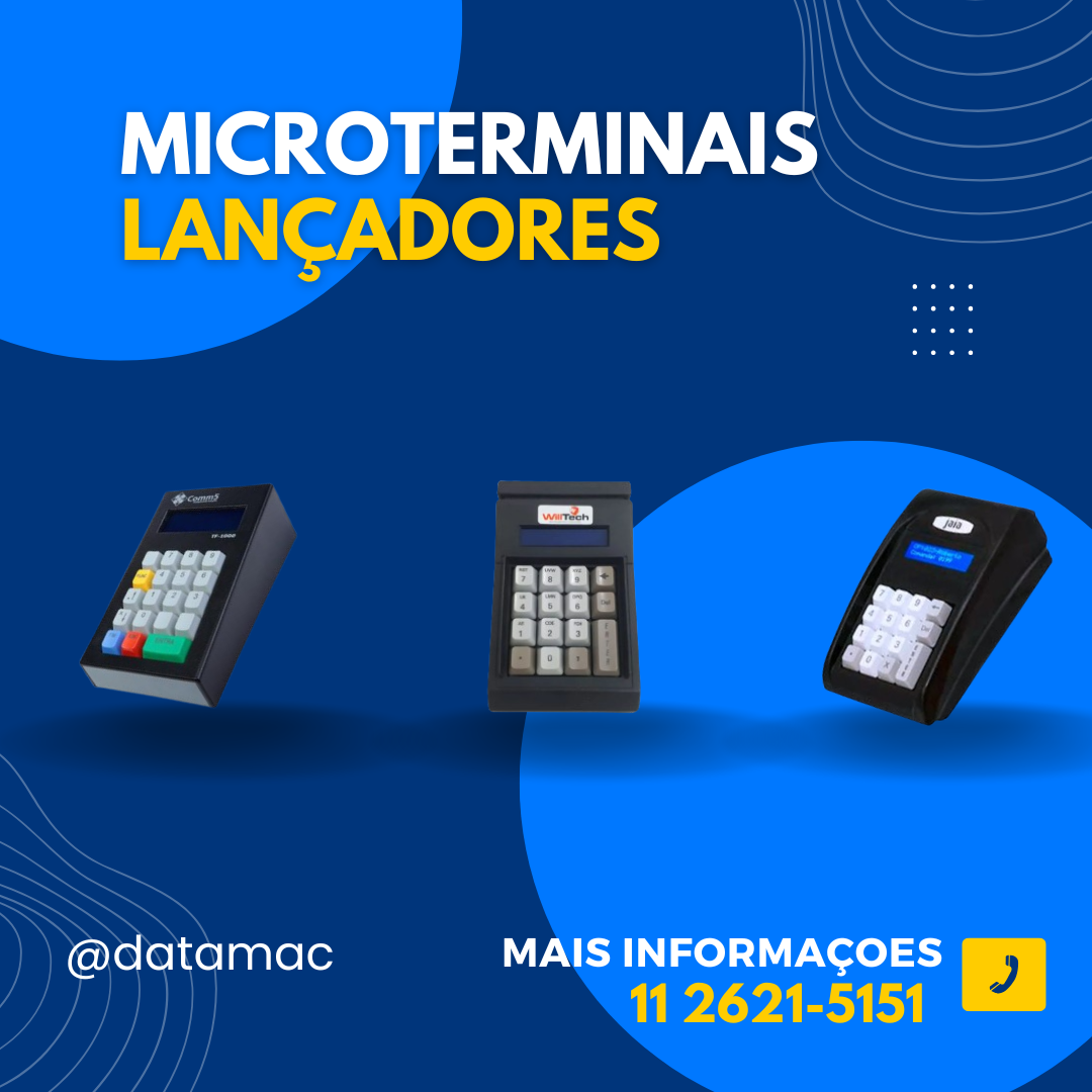 Imagem de um Microterminal Lançador para automação comercial.